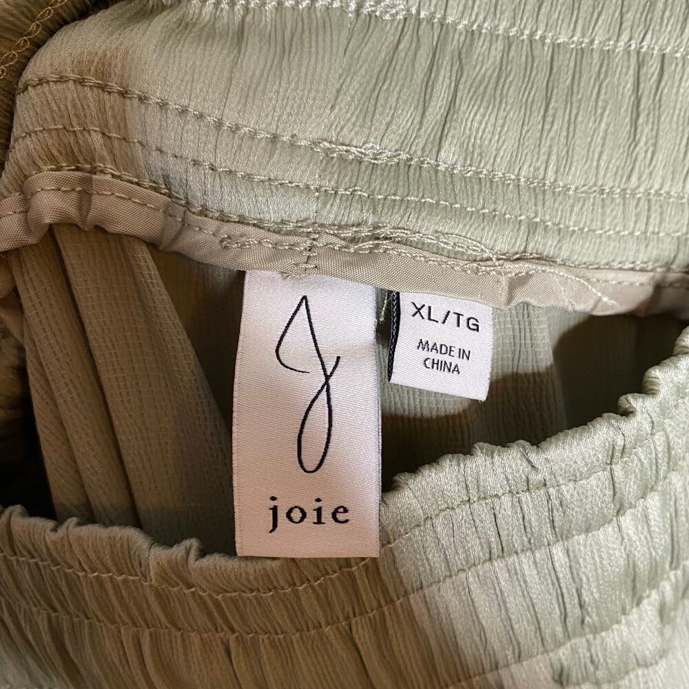 JOIE Sage Green Lightweight Wide Leg Pull On Pants Flowy Size XL - Picture 4 of 9